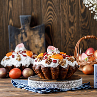 Кулич с творогом