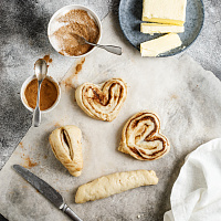 Булочка-валентинка