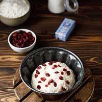 Кулич с творогом